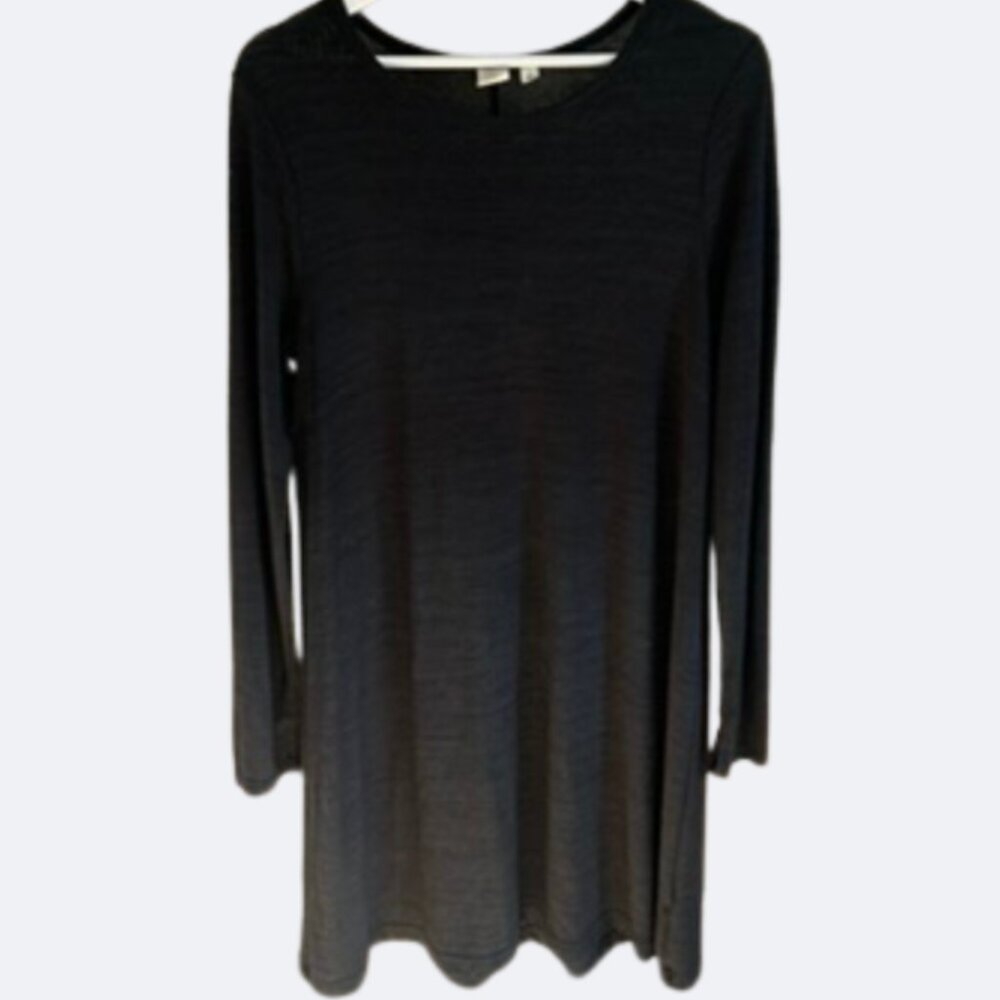 GAP Women's Black Long Sleeve Swing Dress